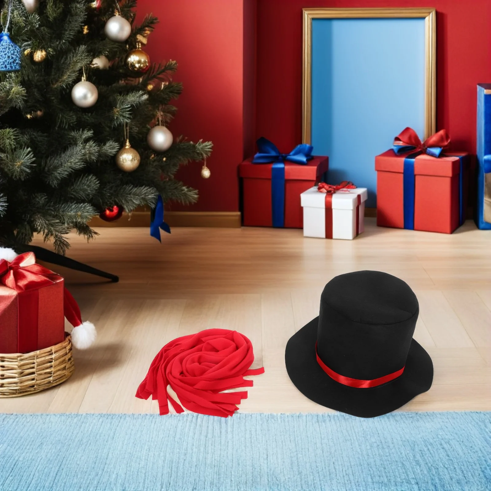 2Pcs Snowman Costume Kit Christmas Dress Up Outfit Hat Scarf Holiday Party Cosplay Accessory Snowman Costume Set Winter Frosty
2Pcs Snowman Costume Kit Christmas Dress Up Outfit Hat Scarf Holiday Party Cosplay Accessory Snowman Costume Set Winter Frosty