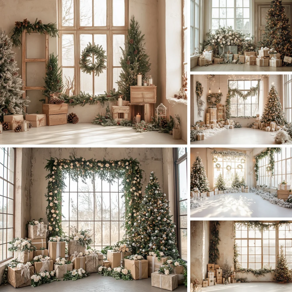 Christmas Room Photography Backdrop Xmas Tree Decor Background Retro Door Window Flower Family Portrait Photo Studio Supplies
Christmas Room Photography Backdrop Xmas Tree Decor Background Retro Door Window Flower Family Portrait Photo Studio Supplies
