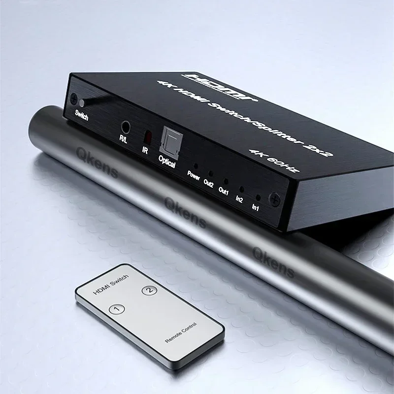 4K 60hz 2x2 HDMI-переключатель-сплиттер 2 в 2, аудиоэкстрактор, видеоконвертер для камеры PS4, PS5, ноутбука, ПК, ТВ-монитора
4K 60hz 2x2 HDMI-переключатель-сплиттер 2 в 2, аудиоэкстрактор, видеоконвертер для камеры PS4, PS5, ноутбука, ПК, ТВ-монитора