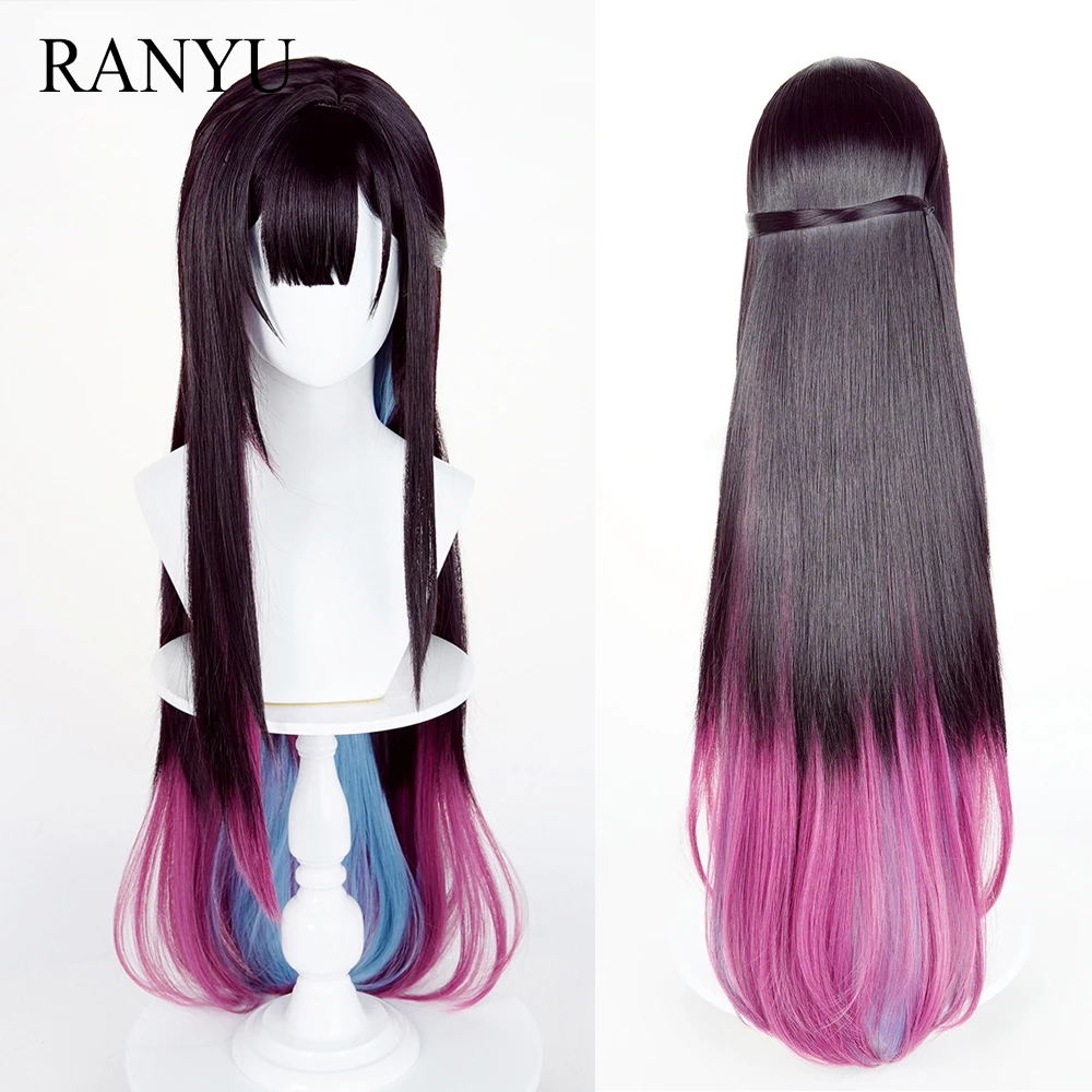 Long Straight Gradient Mixed Purple Blue Synthetic Wigs with Bangs Anime Game Cosplay Fluff Wig for Daily Party
Long Straight Gradient Mixed Purple Blue Synthetic Wigs with Bangs Anime Game Cosplay Fluff Wig for Daily Party