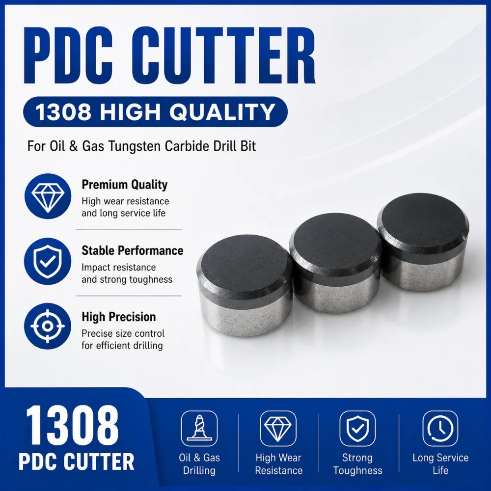 5-30pcs 1308 High Quality Pdc Cutter Insert For Oil And Gas Carbide Alloy Drill Bit Oilfield Well Drilling New 1308 PDC cutter
5-30pcs 1308 High Quality Pdc Cutter Insert For Oil And Gas Carbide Alloy Drill Bit Oilfield Well Drilling New 1308 PDC cutter