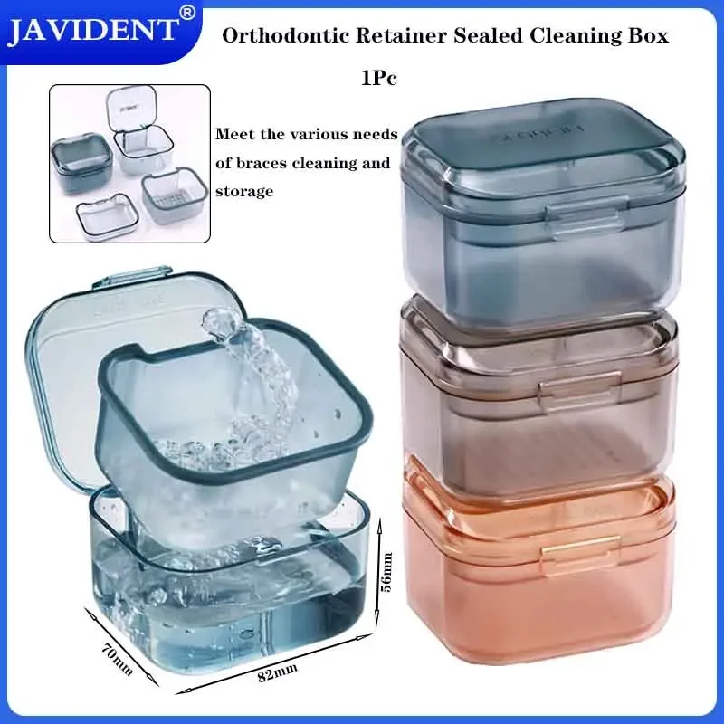 Dental Orthodontic Retainer Box Orthodontic Retainer Sealed Cleaning Box False Teeth Storage Box Case Plastic Teeth Container
Dental Orthodontic Retainer Box Orthodontic Retainer Sealed Cleaning Box False Teeth Storage Box Case Plastic Teeth Container