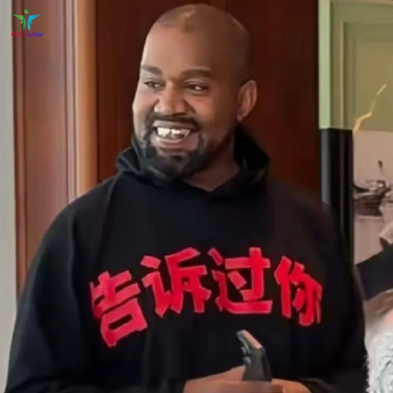 Classic Black Kanye West Hoodie High Street I Told You So Chinese Character Print Winter Men's & Women's Pullover Sweatshirt
Classic Black Kanye West Hoodie High Street I Told You So Chinese Character Print Winter Men's & Women's Pullover Sweatshirt