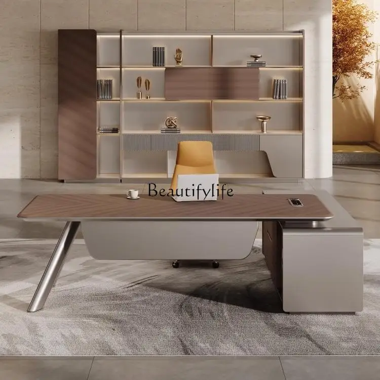 Boss desk simple modern furniture light luxury manager supervisor desk
Boss desk simple modern furniture light luxury manager supervisor desk