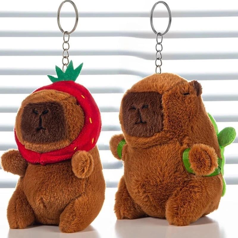 Cute Kawaii Capybara Plush Keychain Backpack Pendant Toy Car Key Ring Decoration Accessories Stuffed Doll Children Birthday Gift
Cute Kawaii Capybara Plush Keychain Backpack Pendant Toy Car Key Ring Decoration Accessories Stuffed Doll Children Birthday Gift