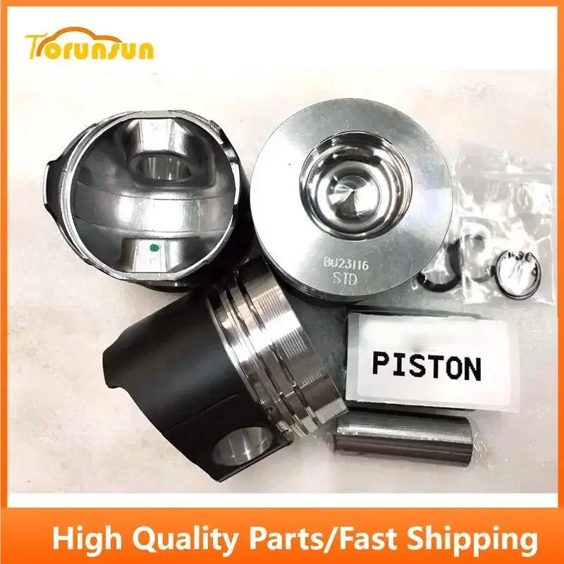 New 3 Sets STD Piston Kit With Ring 129100-22080 Fit For Yanmar 3TN78 Engine 78MM
New 3 Sets STD Piston Kit With Ring 129100-22080 Fit For Yanmar 3TN78 Engine 78MM
