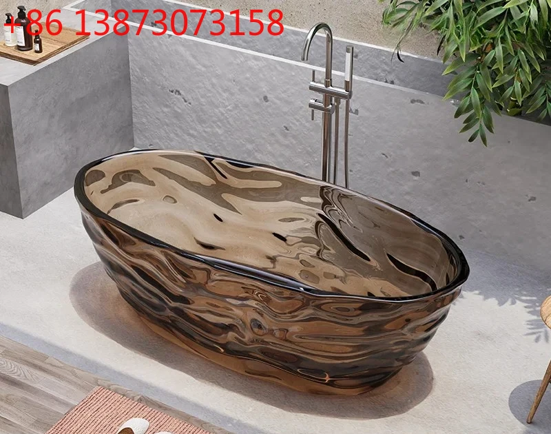 G Water ripple crystal transparent bathtub colorful resin mermaid bathtub freestanding bathtub
G Water ripple crystal transparent bathtub colorful resin mermaid bathtub freestanding bathtub