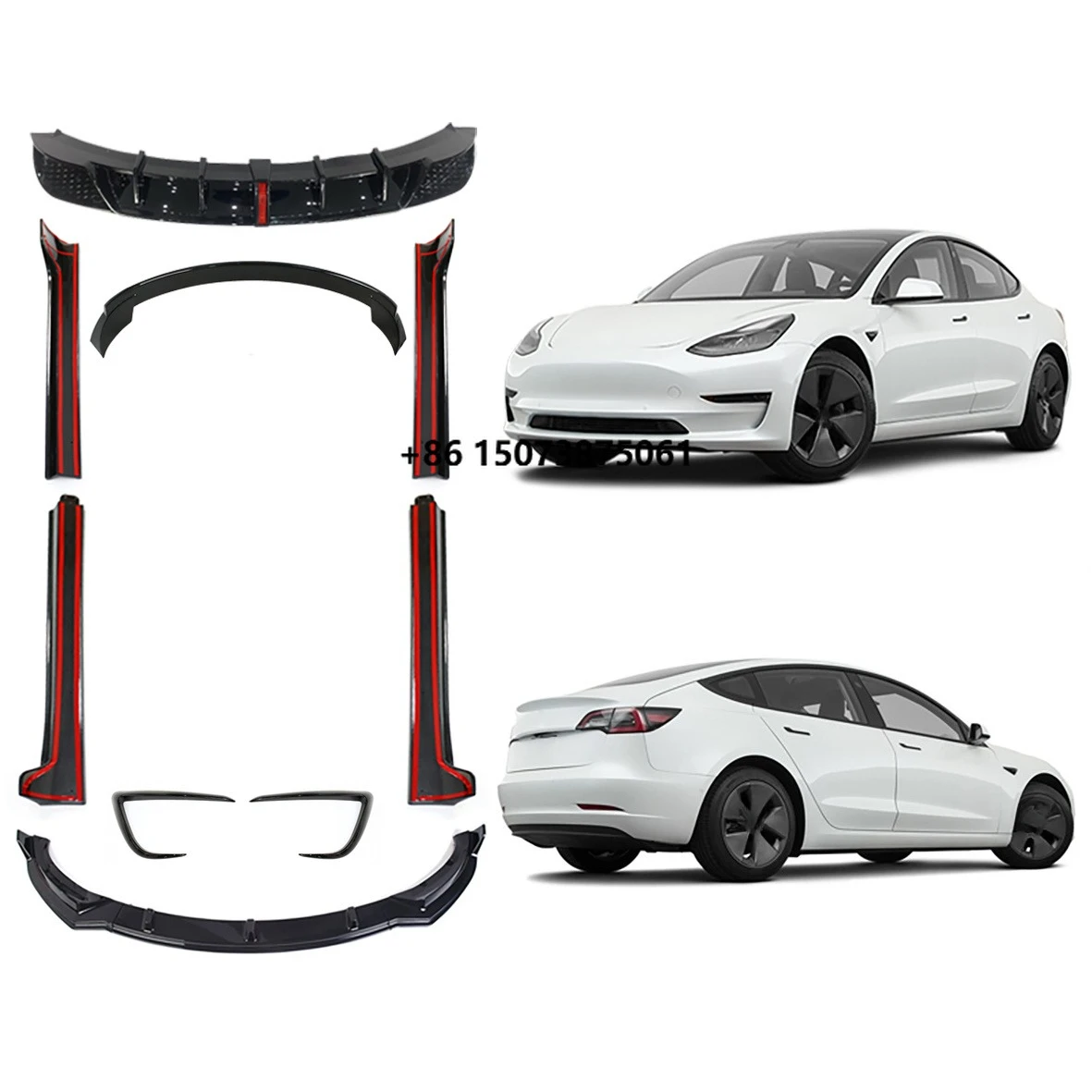 2018-2022 Model 3 Body Kit Accessories New Front Lip Rear Diffuser Side Skirt Rear Spoiler
2018-2022 Model 3 Body Kit Accessories New Front Lip Rear Diffuser Side Skirt Rear Spoiler