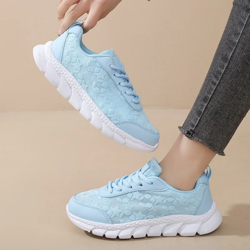 Sneakers Women Breathable Lace-up Round Toe Spring Sneakers for Women Breathable Platform Sports Shoes Zapatillas Mujer
Sneakers Women Breathable Lace-up Round Toe Spring Sneakers for Women Breathable Platform Sports Shoes Zapatillas Mujer