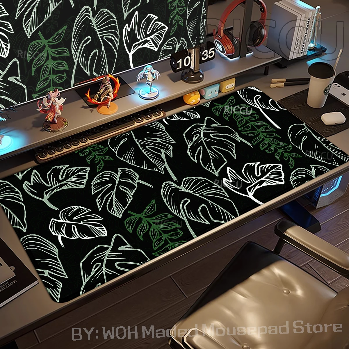 Leaf Mouse Pad Gaming Green Plant Aesthetics Mousepad XXL Playmat Natural Rubber Office Carpet Computer Extended Micepad 400×900
Leaf Mouse Pad Gaming Green Plant Aesthetics Mousepad XXL Playmat Natural Rubber Office Carpet Computer Extended Micepad 400×900