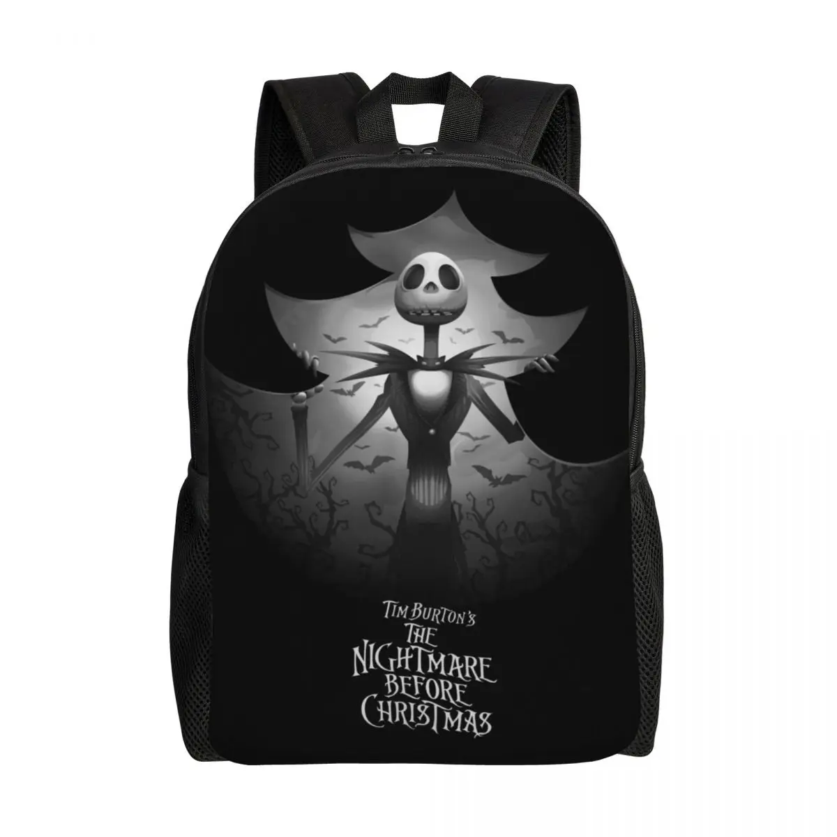 Custom Halloween Skull Jack Backpacks Women Men Casual Bookbag for College School Halloween Christmas Horror Movie Bags
Custom Halloween Skull Jack Backpacks Women Men Casual Bookbag for College School Halloween Christmas Horror Movie Bags