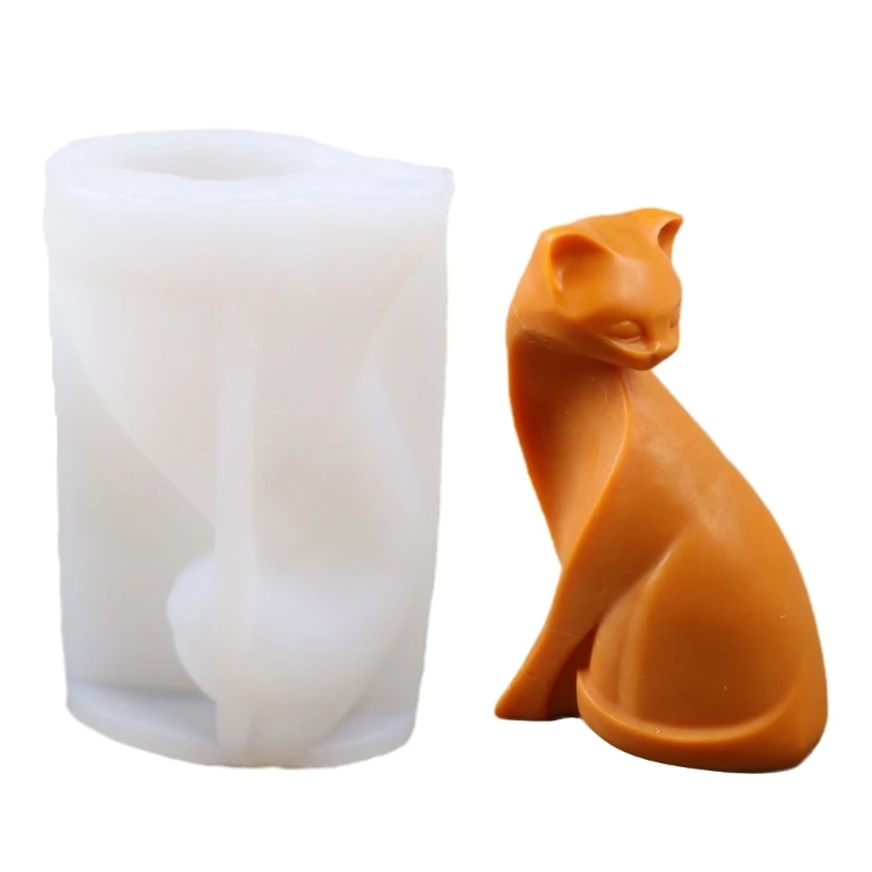 Large 3D Silicone Mould Kitten Soap Resin Plaster Making Mold Animal Chocolate Baking Tool Home Decor
Large 3D Silicone Mould Kitten Soap Resin Plaster Making Mold Animal Chocolate Baking Tool Home Decor