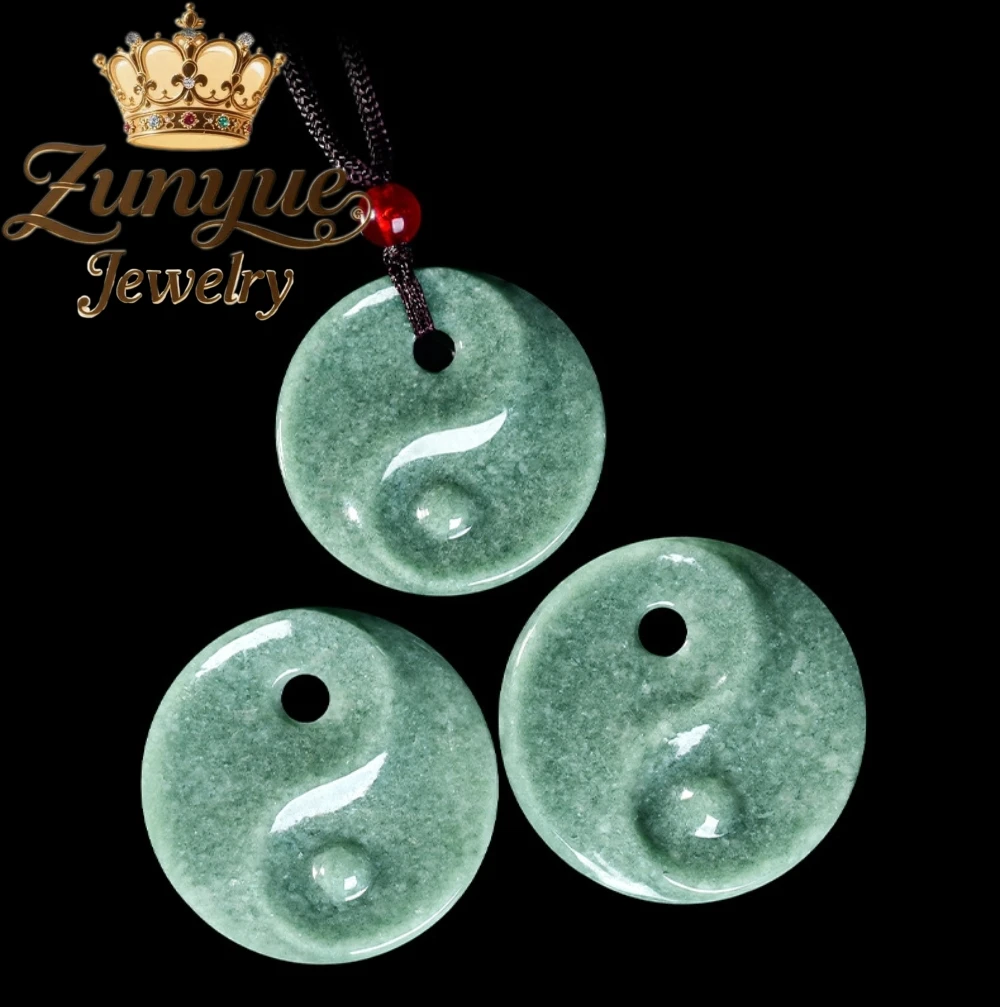 Natural Grade A Taiji Peace Buckle Pendant Chinese Style Retro Carved Jade Necklace High-End Fashion Luxury Fine Jewelry Gift
Natural Grade A Taiji Peace Buckle Pendant Chinese Style Retro Carved Jade Necklace High-End Fashion Luxury Fine Jewelry Gift