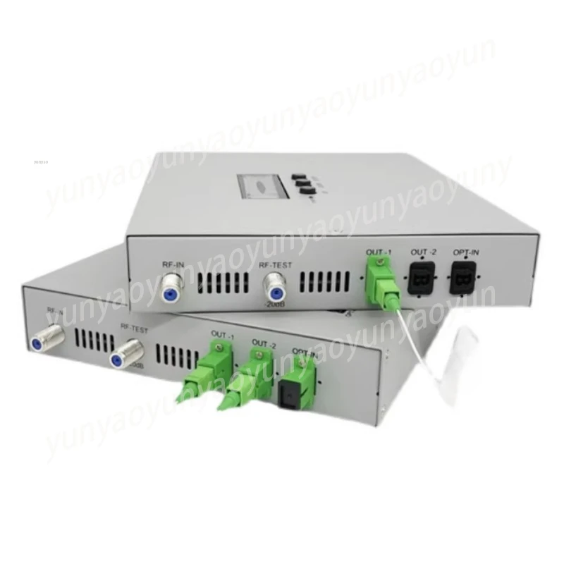 Оптический передатчик 1550 нм, внешняя модуляция для передачи радиочастотных сигналов по оптоволокну в сетях HFC
Оптический передатчик 1550 нм, внешняя модуляция для передачи радиочастотных сигналов по оптоволокну в сетях HFC