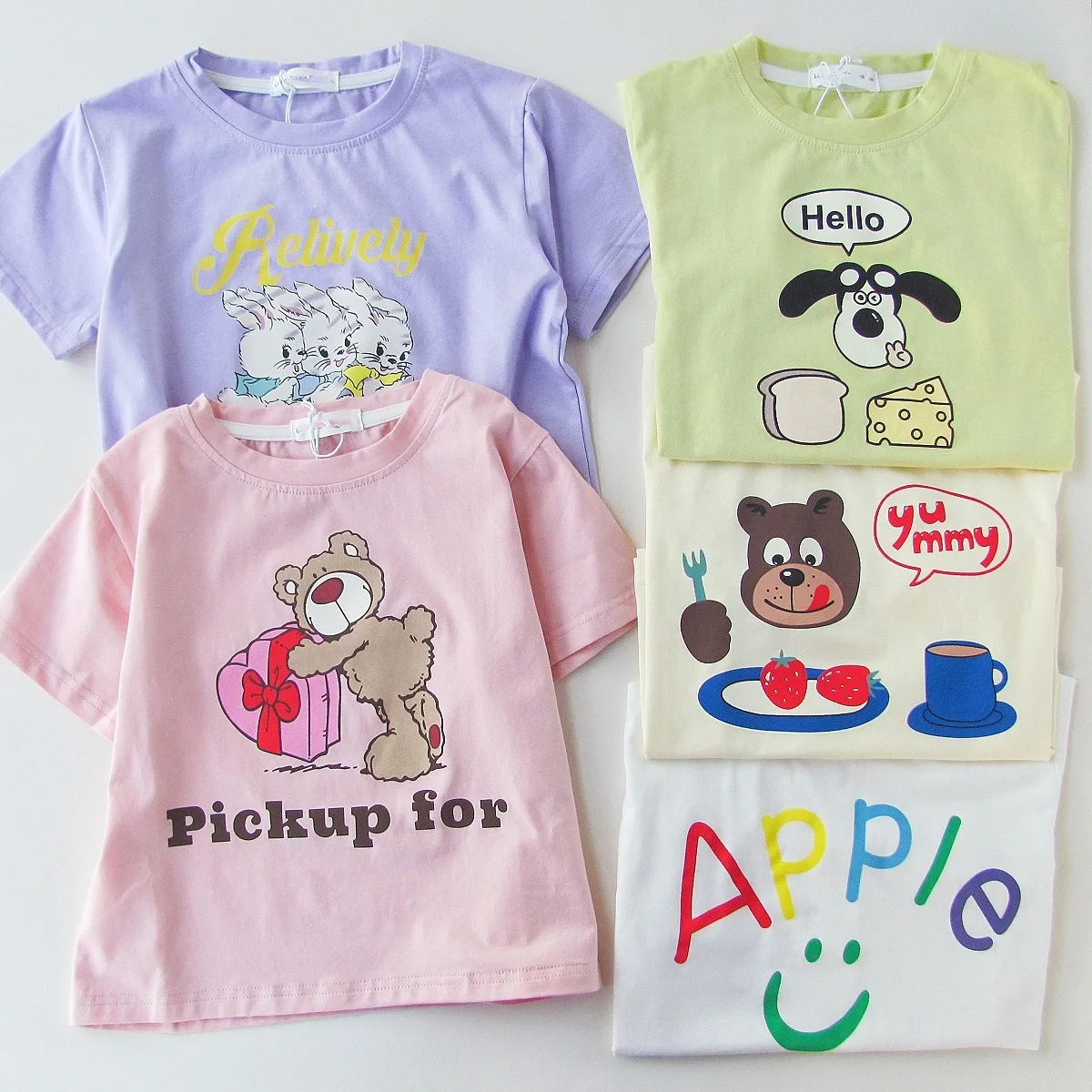 2025 Summer New Cute Girls Candy Color T Shirts Baby Girl Loose Cartoon Tops Cotton Kids T Shirt Princess Tee Children Clothes
2025 Summer New Cute Girls Candy Color T Shirts Baby Girl Loose Cartoon Tops Cotton Kids T Shirt Princess Tee Children Clothes