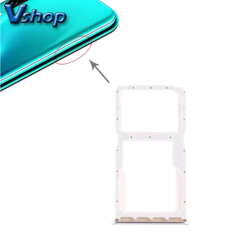 Лоток для SIM-карты + лоток для SIM-карты/лоток для карт Micro SD для Huawei P30 Lite
Лоток для SIM-карты + лоток для SIM-карты/лоток для карт Micro SD для Huawei P30 Lite