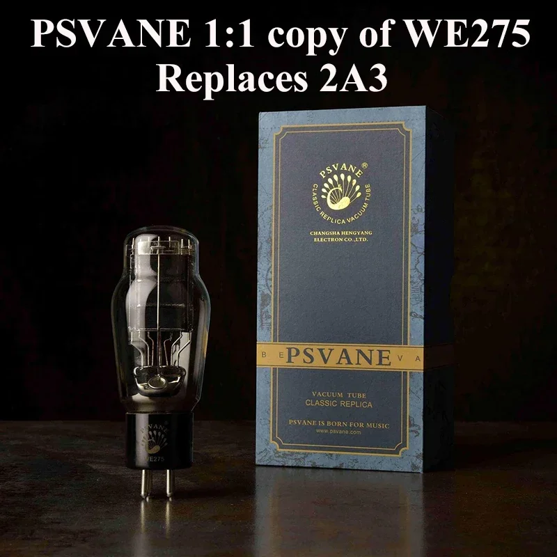 PSVANE Tube WE275 1:1 Replica Western Electric 275 2A3 Original Factory Matching Pair for Vacuum Tube Amplifier Headphone Amp
PSVANE Tube WE275 1:1 Replica Western Electric 275 2A3 Original Factory Matching Pair for Vacuum Tube Amplifier Headphone Amp