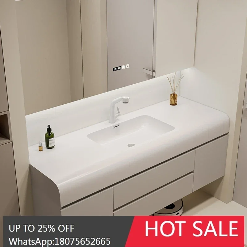 CF cream skin feeling integrated washbasin bathroom cabinet combination bathroom ceramic washstand
CF cream skin feeling integrated washbasin bathroom cabinet combination bathroom ceramic washstand