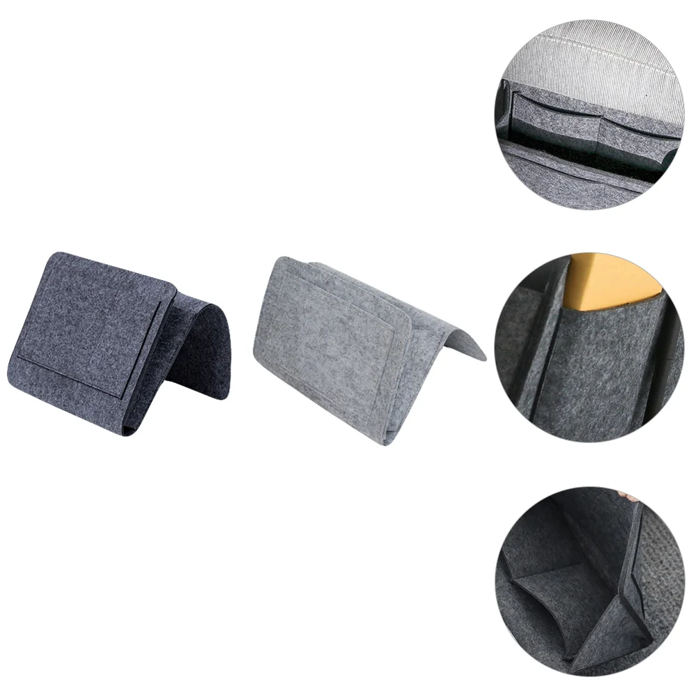 2 Pcs Pocket Organizer Pouch Sofa Storage Bag Felt Bedside Hanger Holder Student Multifunctional
2 Pcs Pocket Organizer Pouch Sofa Storage Bag Felt Bedside Hanger Holder Student Multifunctional