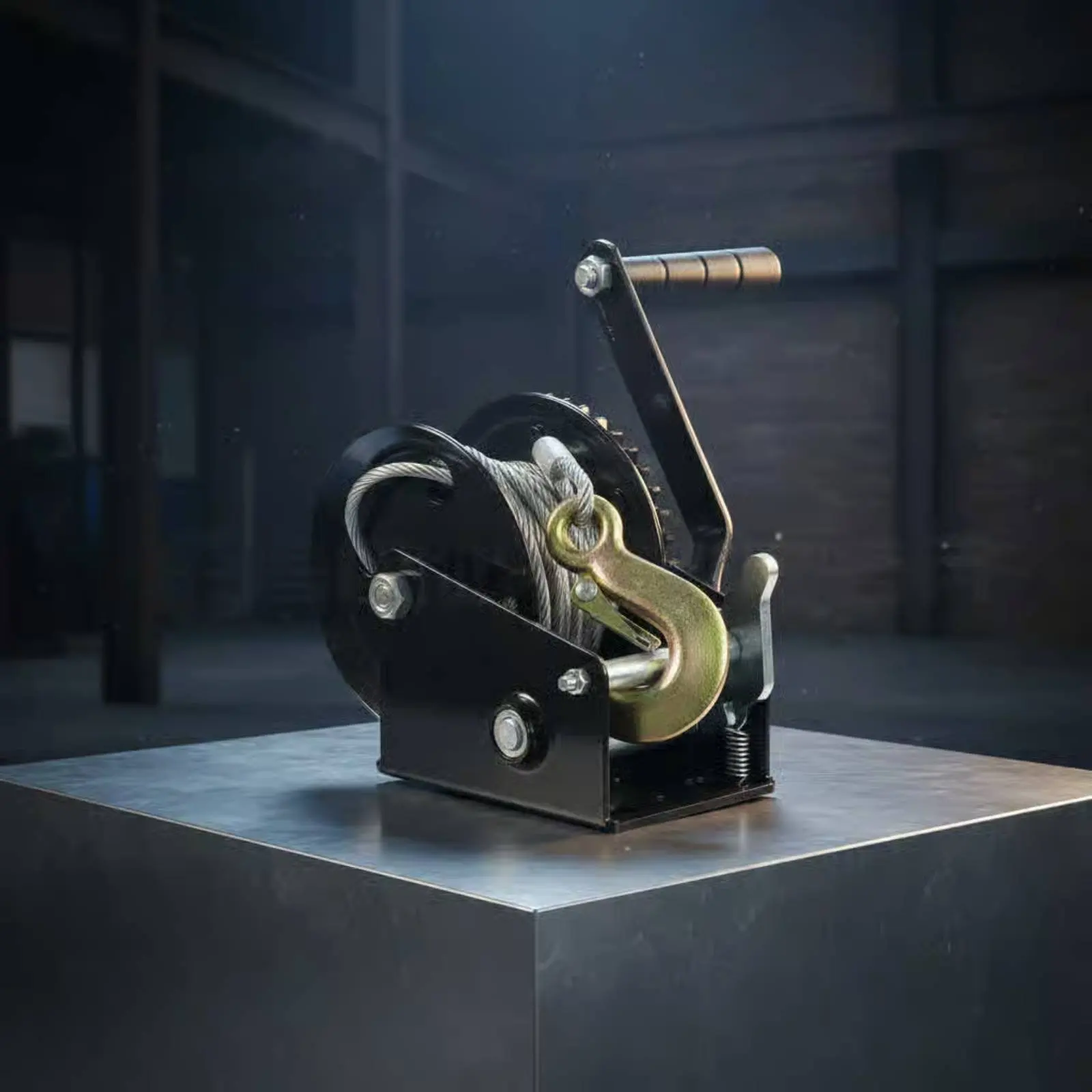 Self-Locking Hand Winch Portable Hand Crank Winch Manual Strap Puller Heavy Duty Rust Resistant for Warehouse
Self-Locking Hand Winch Portable Hand Crank Winch Manual Strap Puller Heavy Duty Rust Resistant for Warehouse