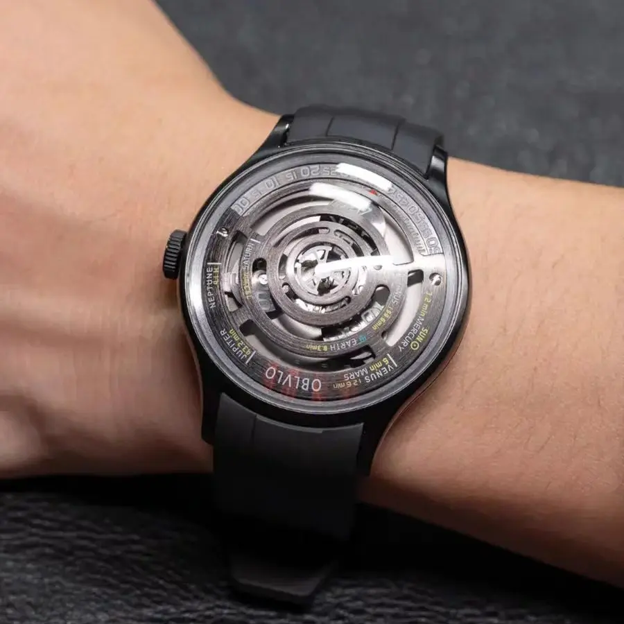 OBLVLO Men Automatic Watch 41MM Mechanical Wristwatch Luminous 5ATM Waterproof Sapphire Unique Rotatable Dial
OBLVLO Men Automatic Watch 41MM Mechanical Wristwatch Luminous 5ATM Waterproof Sapphire Unique Rotatable Dial