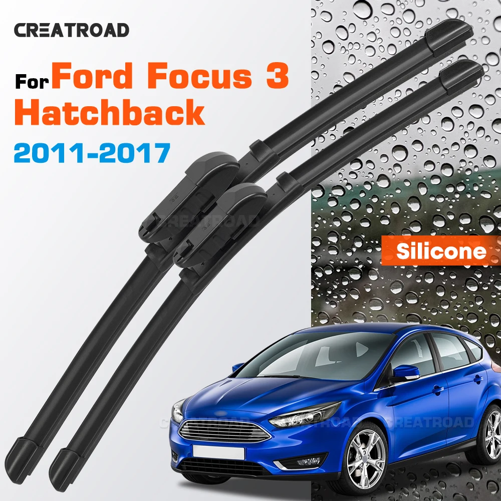 Silicone Wiper Blades Fit For Ford Focus 3 Hatchback 2011-2017 Coated Silent HD Wear-Resistant Car Windshield Wipers 28"+28"
Silicone Wiper Blades Fit For Ford Focus 3 Hatchback 2011-2017 Coated Silent HD Wear-Resistant Car Windshield Wipers 28"+28"