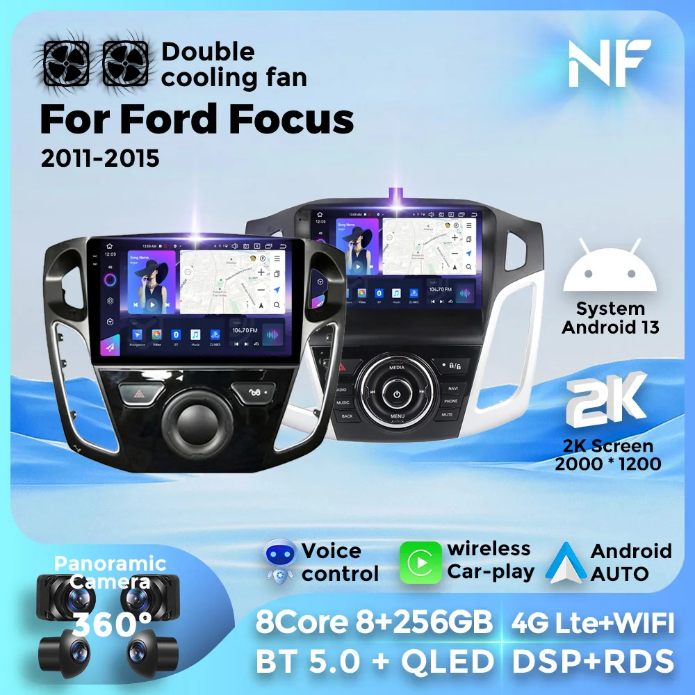 9inch for Ford Focus 3 Mk 3 2011-2015 Android 13 Car Radio Multimedia Video player GPS for Carplay Auto 8 Core 4G WIFI 8+256G BT
9inch for Ford Focus 3 Mk 3 2011-2015 Android 13 Car Radio Multimedia Video player GPS for Carplay Auto 8 Core 4G WIFI 8+256G BT