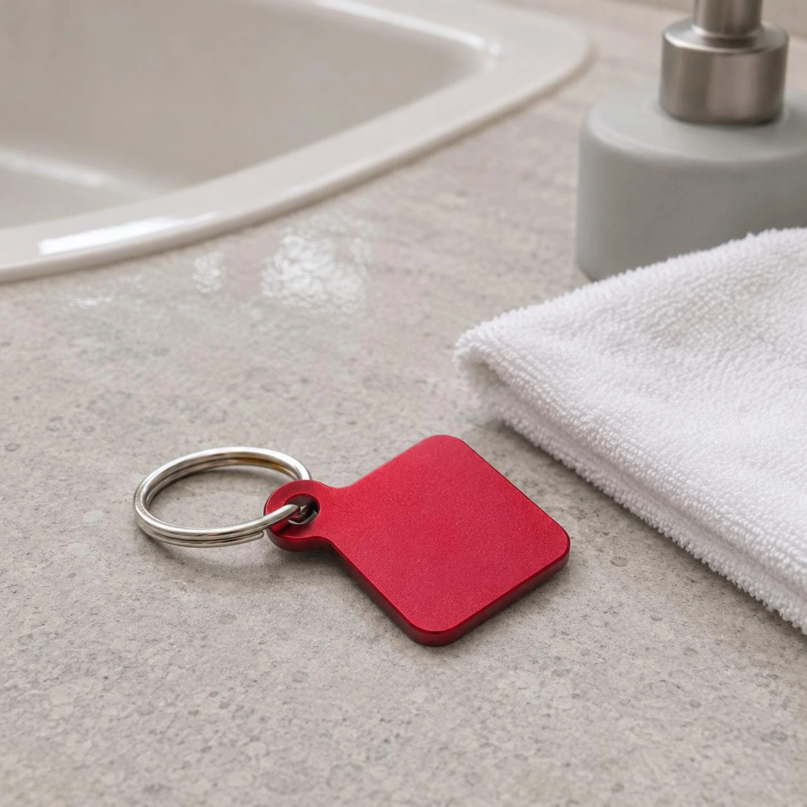 Rubbing Board Keychain Flat Profile Textured Keychain Anti-Lost Key Loop Lightweight Small Accessory Rust-Resistant
Rubbing Board Keychain Flat Profile Textured Keychain Anti-Lost Key Loop Lightweight Small Accessory Rust-Resistant