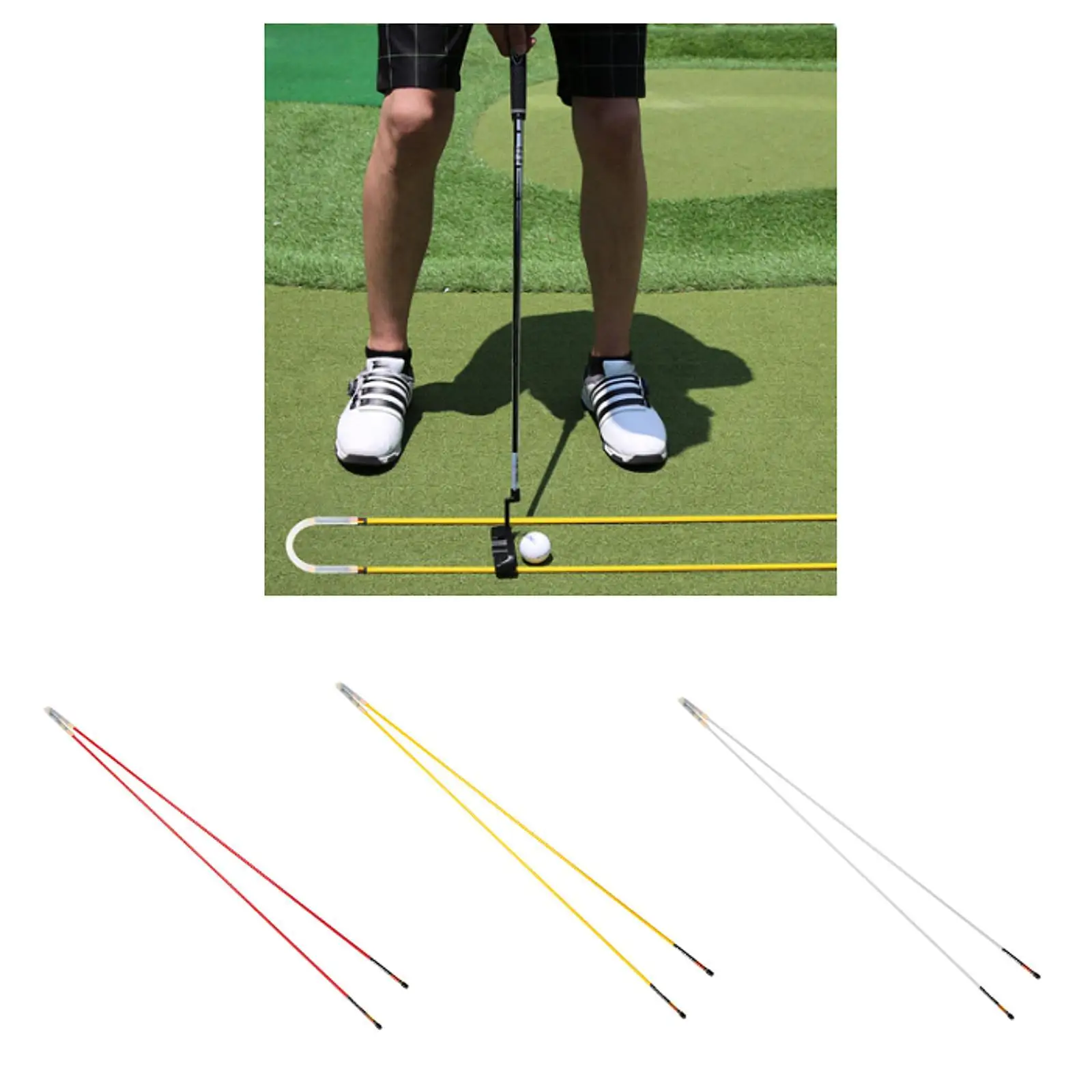 Fiberglass Golf Swing Trainer Posture Practice Gadget Portable Training Equipment for Golfers
Fiberglass Golf Swing Trainer Posture Practice Gadget Portable Training Equipment for Golfers
