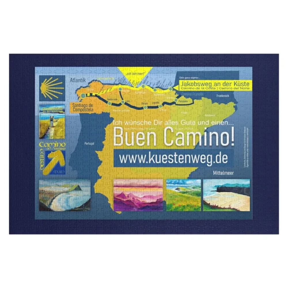Путь Святого Джеймса на берегу, Пазл Camino de la Costa, Персонализированная детская игрушка в стиле аниме на заказ с фотопазлом
Путь Святого Джеймса на берегу, Пазл Camino de la Costa, Персонализированная детская игрушка в стиле аниме на заказ с фотопазлом