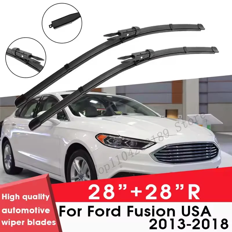 Car Wiper Blade Blades For Ford Fusion USA 2013-2018 28"+28"R Windshield Windscreen Clean Rubber Silicon Cars Wipers Accessories
Car Wiper Blade Blades For Ford Fusion USA 2013-2018 28"+28"R Windshield Windscreen Clean Rubber Silicon Cars Wipers Accessories