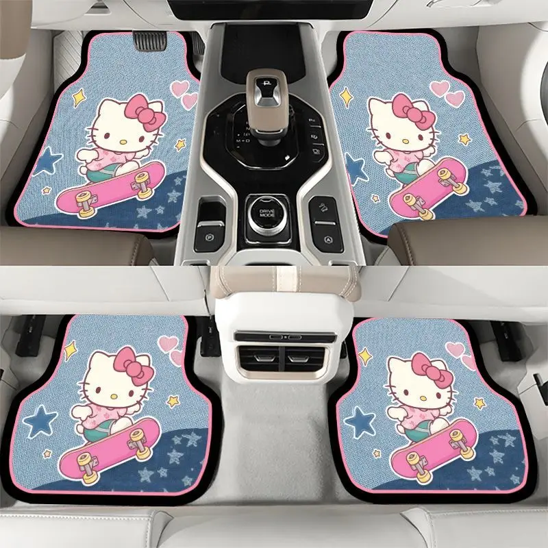 2025 New Car Anti slip and Wear resistant Foot Mat Cartoon Hello Kitty Decorative Foot Mat for Interior Interior Accessories
2025 New Car Anti slip and Wear resistant Foot Mat Cartoon Hello Kitty Decorative Foot Mat for Interior Interior Accessories