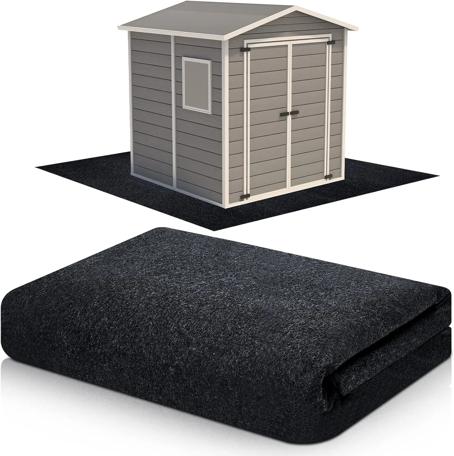 Waterproof Outdoor Shed Floor Mat, Thickened Soft Patio Pad with Non-Slip Backing, Washable and Durable (8.2x8.2 ft)
Waterproof Outdoor Shed Floor Mat, Thickened Soft Patio Pad with Non-Slip Backing, Washable and Durable (8.2x8.2 ft)