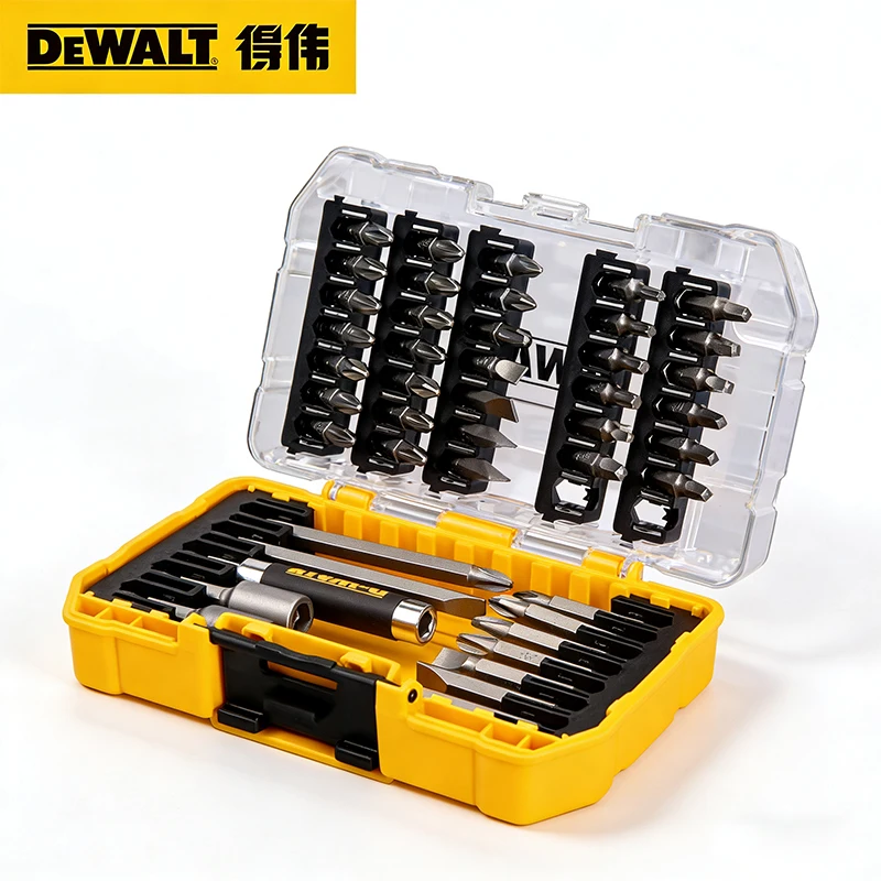 DEWALT 45-Piece Screwdriver Bit Set with Magnetic Extension Rod Electric Screwdriver Bit Set, Phillips and Slotted DW2166
DEWALT 45-Piece Screwdriver Bit Set with Magnetic Extension Rod Electric Screwdriver Bit Set, Phillips and Slotted DW2166