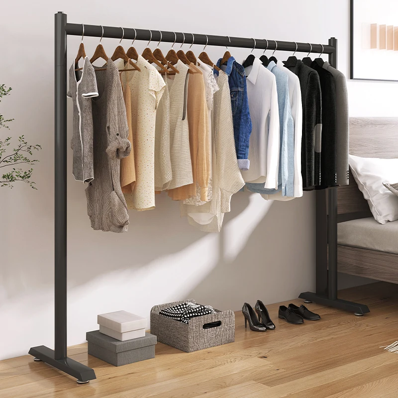 Thickened Single Bar Type Clothes Drying Rack Indoor Balcony Bedroom Simple Design Floor Standing Clothesline Holder
Thickened Single Bar Type Clothes Drying Rack Indoor Balcony Bedroom Simple Design Floor Standing Clothesline Holder