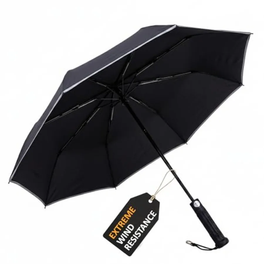 Tactical Self Defense Umbrella Windproof Unbreakable Fiberglass with Carbide Tip - Lightweight, Large, Portable, Travel Umbrell
Tactical Self Defense Umbrella Windproof Unbreakable Fiberglass with Carbide Tip - Lightweight, Large, Portable, Travel Umbrell