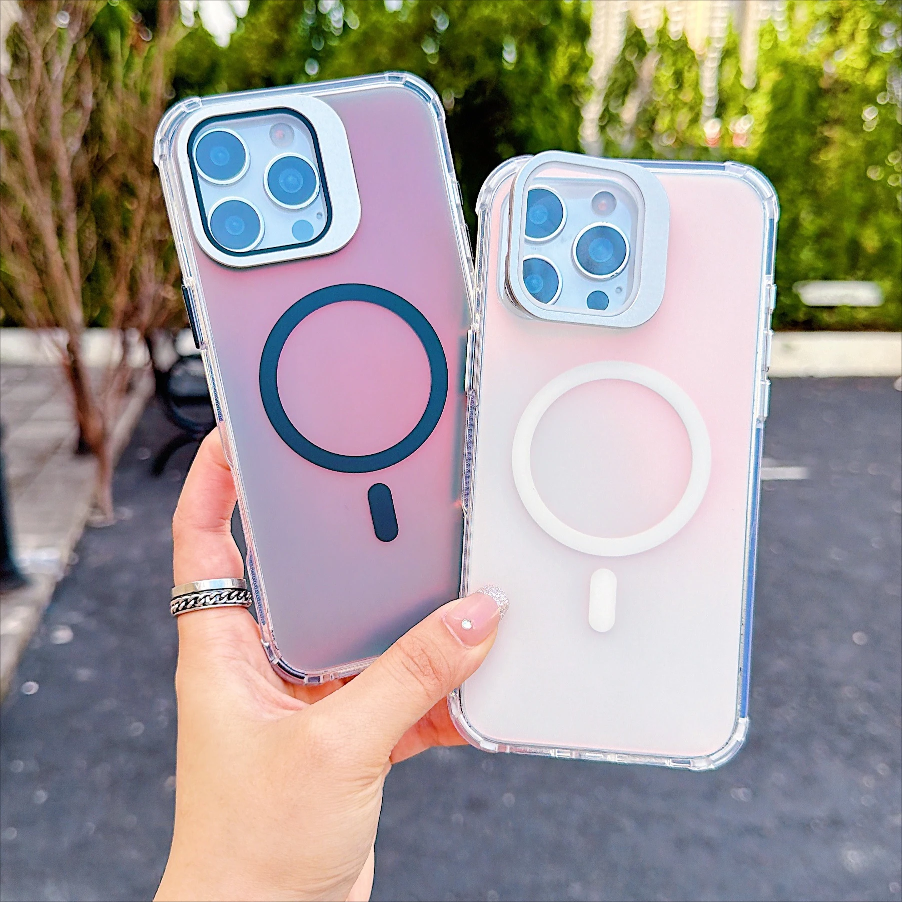 Chameleon Kickstand Phone Case with Lens Guard & Shockproof Protection For iPhone16 15 14 13 12 11 17ProMax Plus Air For Magsafe
Chameleon Kickstand Phone Case with Lens Guard & Shockproof Protection For iPhone16 15 14 13 12 11 17ProMax Plus Air For Magsafe
