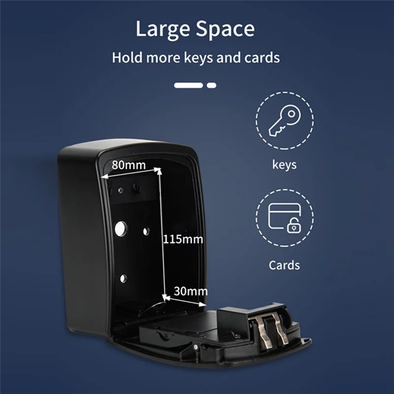 TUYA Smart Key Box Bluetooth Storage Lock Box Smart Life App Настенное крепление Безопасность Противоугонный сейф
TUYA Smart Key Box Bluetooth Storage Lock Box Smart Life App Настенное крепление Безопасность Противоугонный сейф
