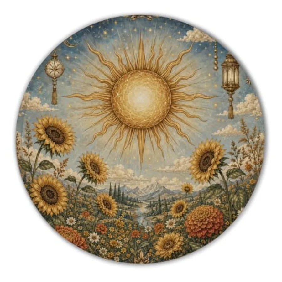 Boho Sunflower Sun Round Mouse Pad for Desk, 8.6x8.6 Inch Celestial Witchy Flower Floral Sun Tarot Mouse Pad Mousepad for Home
Boho Sunflower Sun Round Mouse Pad for Desk, 8.6x8.6 Inch Celestial Witchy Flower Floral Sun Tarot Mouse Pad Mousepad for Home