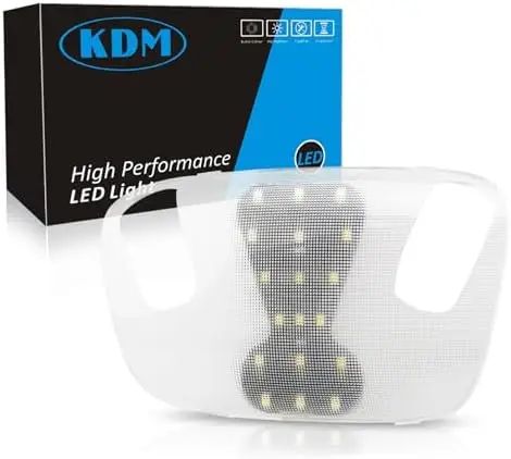 KDM LED Dome Light Lens Cover 18SMD 6000K White for F250 F350 F450 F550 1999-2007
KDM LED Dome Light Lens Cover 18SMD 6000K White for F250 F350 F450 F550 1999-2007