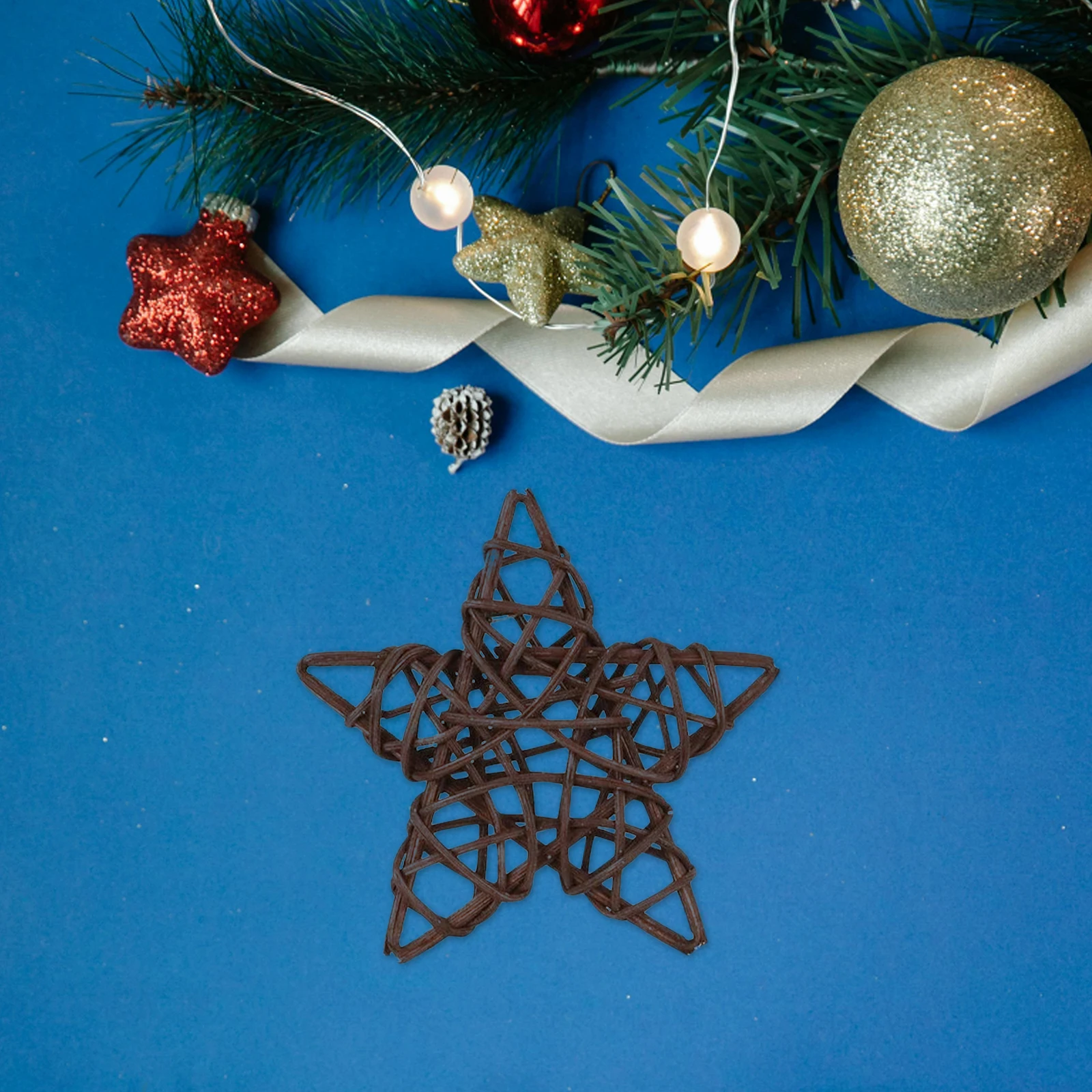 6Pcs Rattan Stars Rustic Handwoven Star Shaped Balls 12cm Vase Fillers Christmas Tree Party Decorations DIY Crafts
6Pcs Rattan Stars Rustic Handwoven Star Shaped Balls 12cm Vase Fillers Christmas Tree Party Decorations DIY Crafts