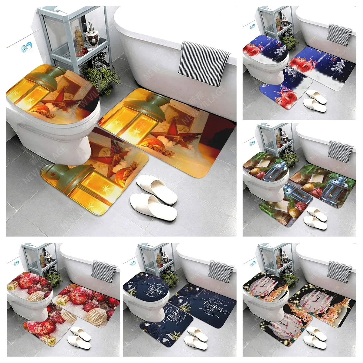 home bathroom floor mats Christmas decorations Bath Foot mat modern bathroom accessories rug Toilet mat Bathtub anti-slip carpet
home bathroom floor mats Christmas decorations Bath Foot mat modern bathroom accessories rug Toilet mat Bathtub anti-slip carpet