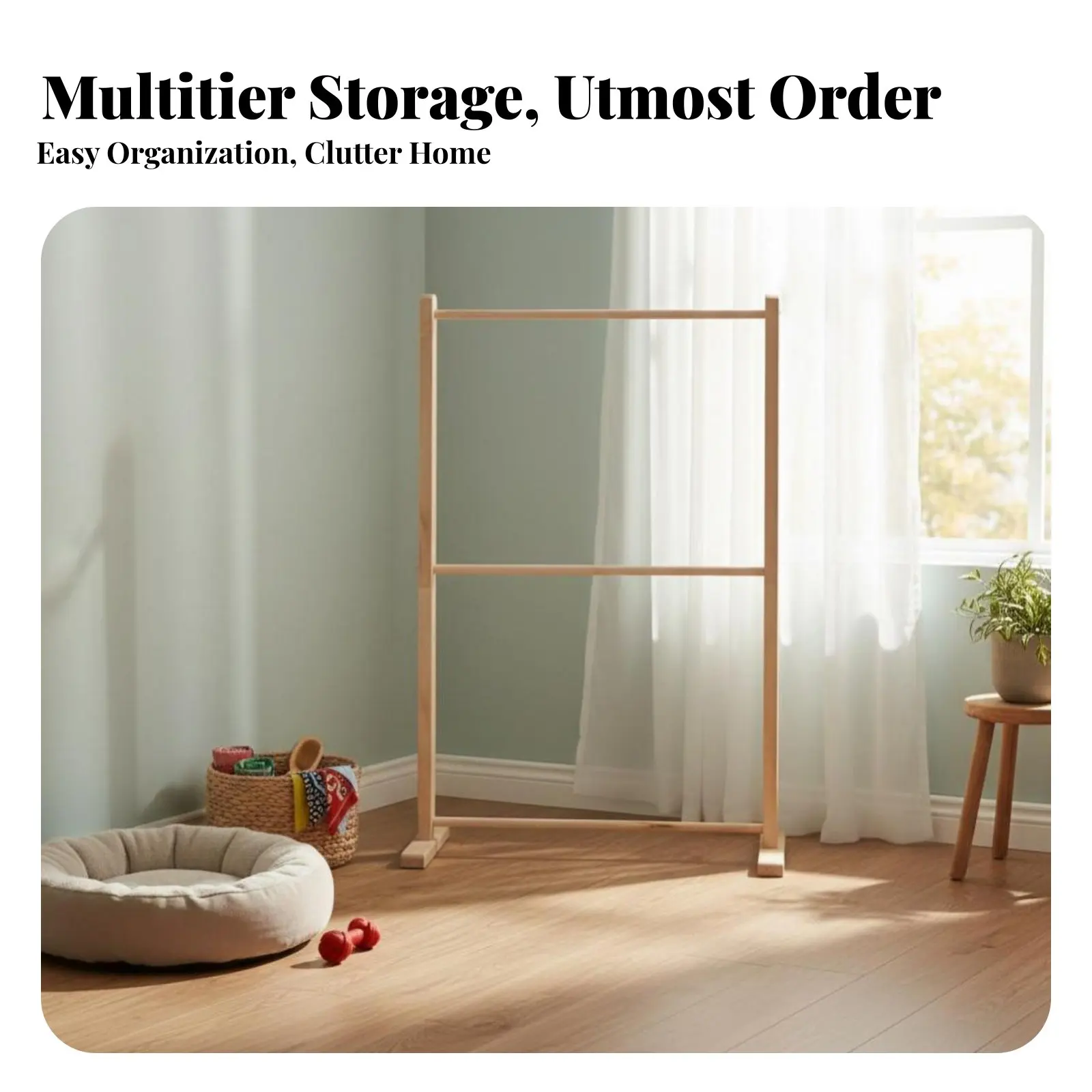 Miniature Pet Wardrobe Floor-Standing Design Garment Rack Minimalist look Simple Assembly for Bedroom, Living Room, Entrypath
Miniature Pet Wardrobe Floor-Standing Design Garment Rack Minimalist look Simple Assembly for Bedroom, Living Room, Entrypath