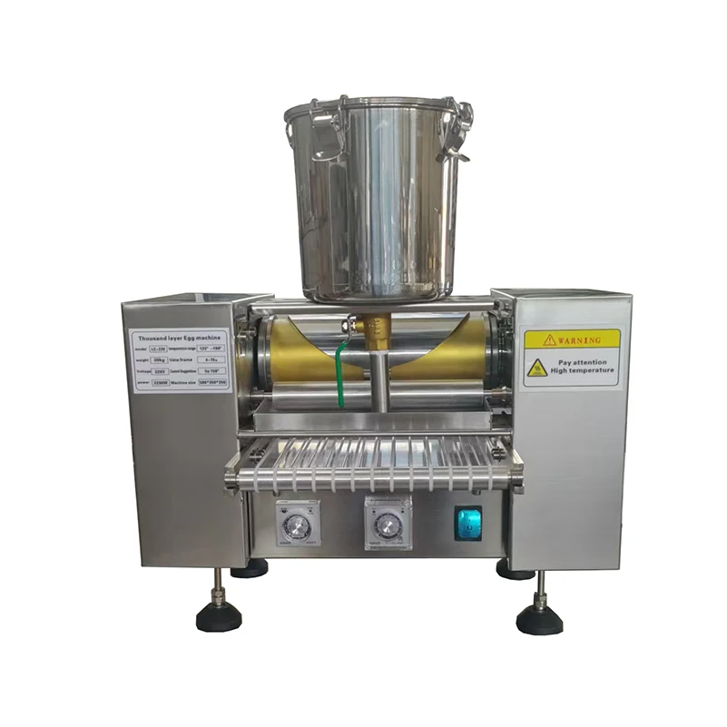 Mini Tabletop Electric Thousand Layers Egg Yolk Pancake Maker Machine Mexican Thin Pancake Mille Crepe Cake Making Machine
Mini Tabletop Electric Thousand Layers Egg Yolk Pancake Maker Machine Mexican Thin Pancake Mille Crepe Cake Making Machine