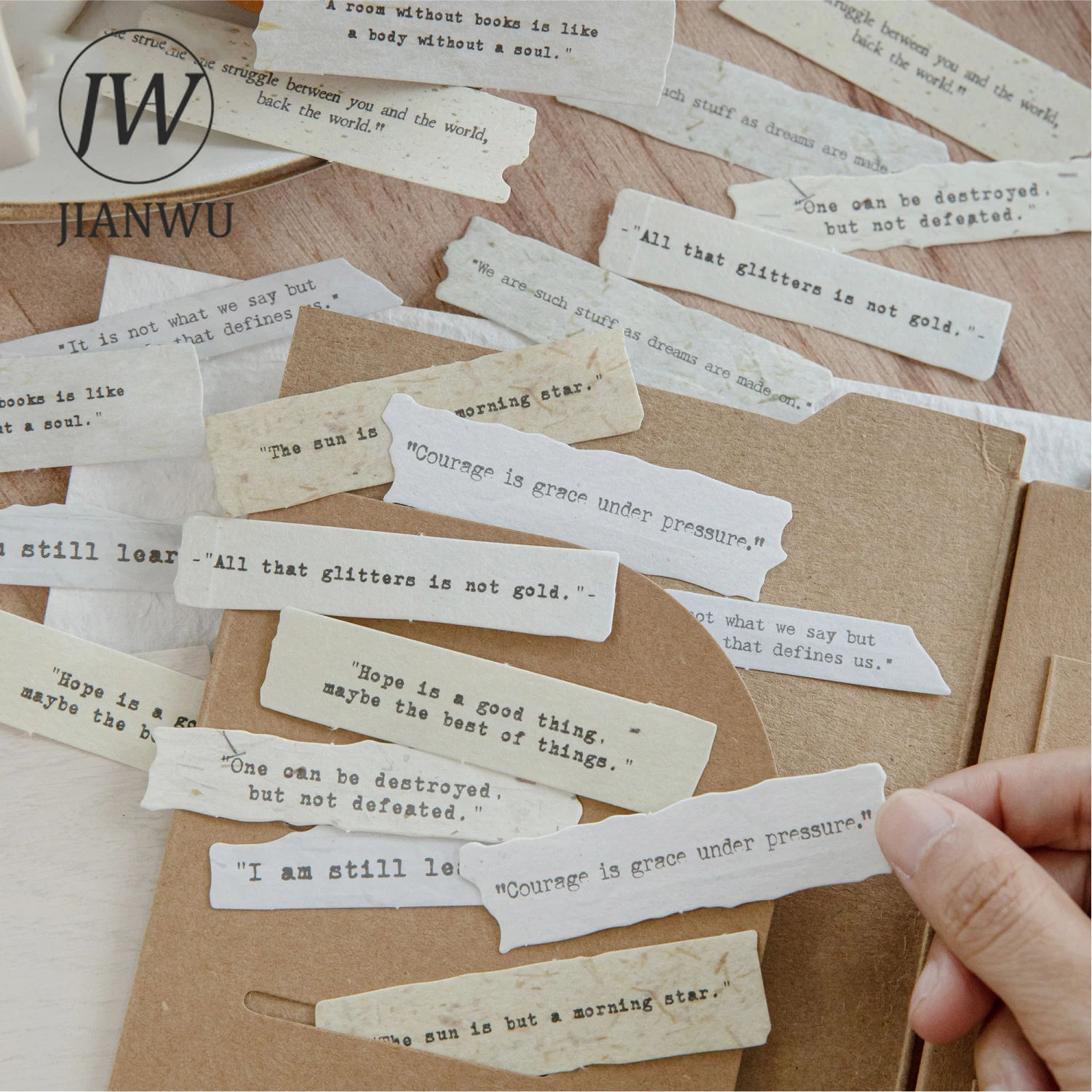 JIANWU Typewriter Series Vintage English Text Landscape Collage Scrapbook Material Paper Creative DIY Junk Journal Stationery
JIANWU Typewriter Series Vintage English Text Landscape Collage Scrapbook Material Paper Creative DIY Junk Journal Stationery