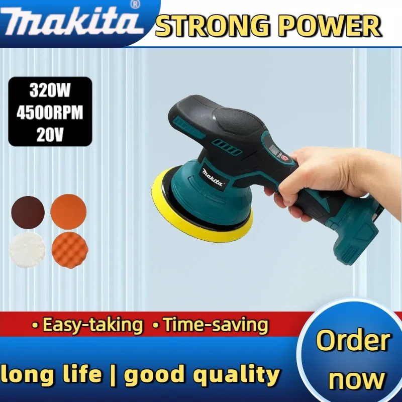 Makita Digital Display Cordless Car Polisher 8 Gears Electric Polisher Auto Car Waxing Polishing Machine 18V Battery Tool
Makita Digital Display Cordless Car Polisher 8 Gears Electric Polisher Auto Car Waxing Polishing Machine 18V Battery Tool