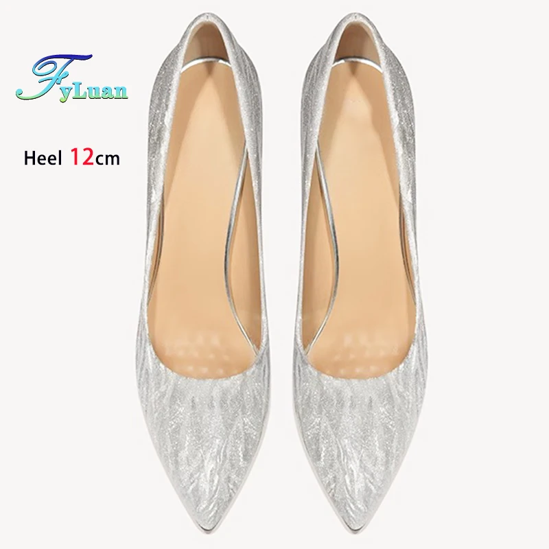 Женская обувь на высоком каблуке в серебряную полоску, 12 см, 10 см, 8 см, женские туфли-лодочки на металлическом тонком каблуке с острым носком, свадебные туфли на шпильке с неглубоким носком
Женская обувь на высоком каблуке в серебряную полоску, 12 см, 10 см, 8 см, женские туфли-лодочки на металлическом тонком каблуке с острым носком, свадебные туфли на шпильке с неглубоким носком