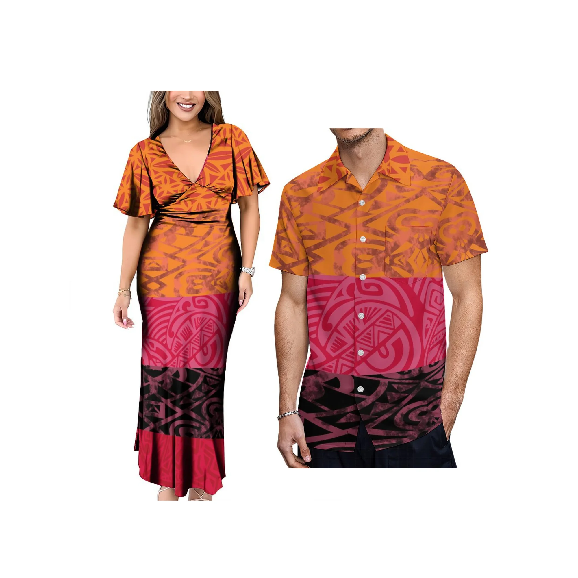Drop Shipping Custom Polynesian SamoaTribal Polynesian Design Women Elegant Long Casual Dress With Back Neck Tie
Drop Shipping Custom Polynesian SamoaTribal Polynesian Design Women Elegant Long Casual Dress With Back Neck Tie
