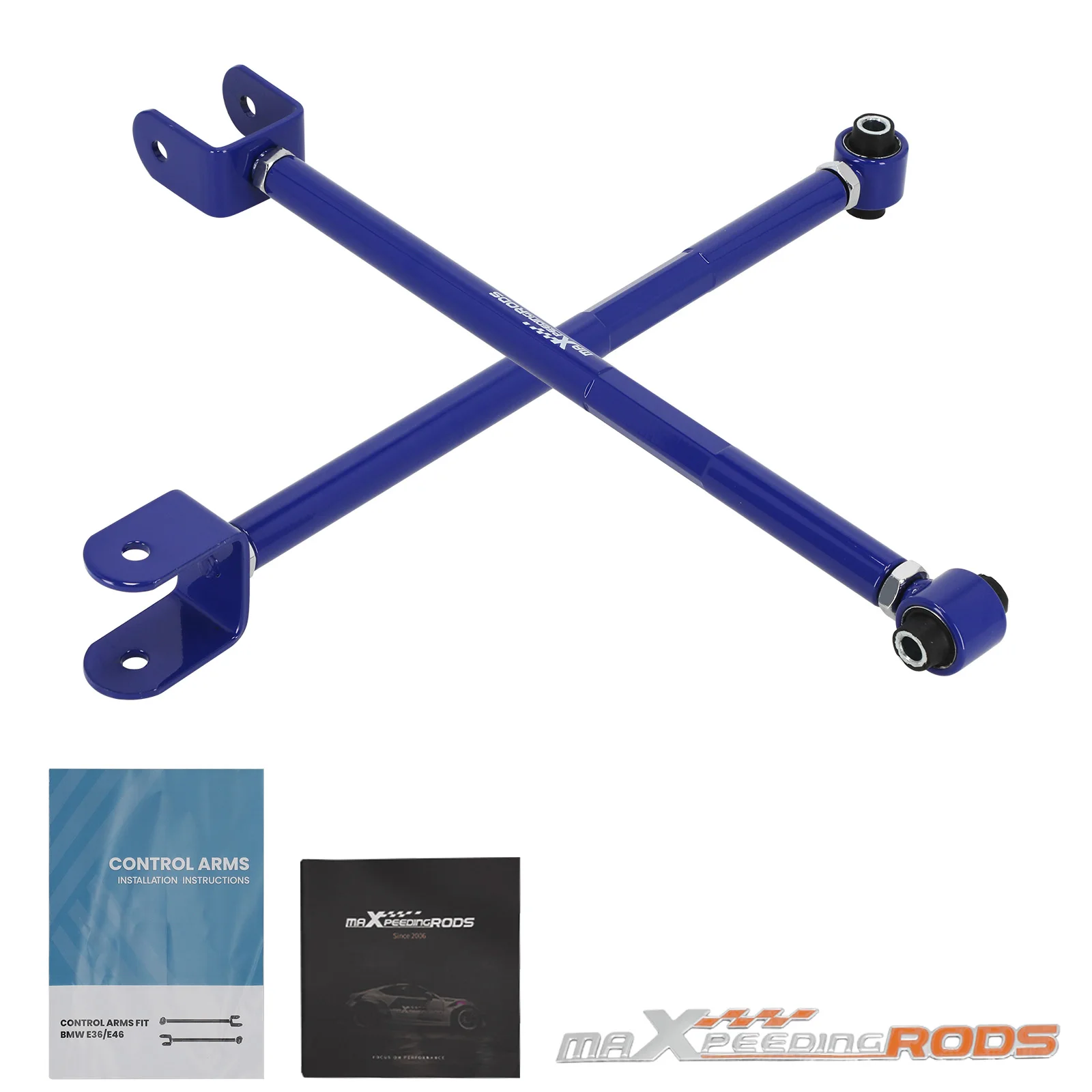 Регулируемая пара задних нижних рычагов управления розвалом из синей стали с порошковым покрытием для E36 316 M3 E46 Z4
Регулируемая пара задних нижних рычагов управления розвалом из синей стали с порошковым покрытием для E36 316 M3 E46 Z4