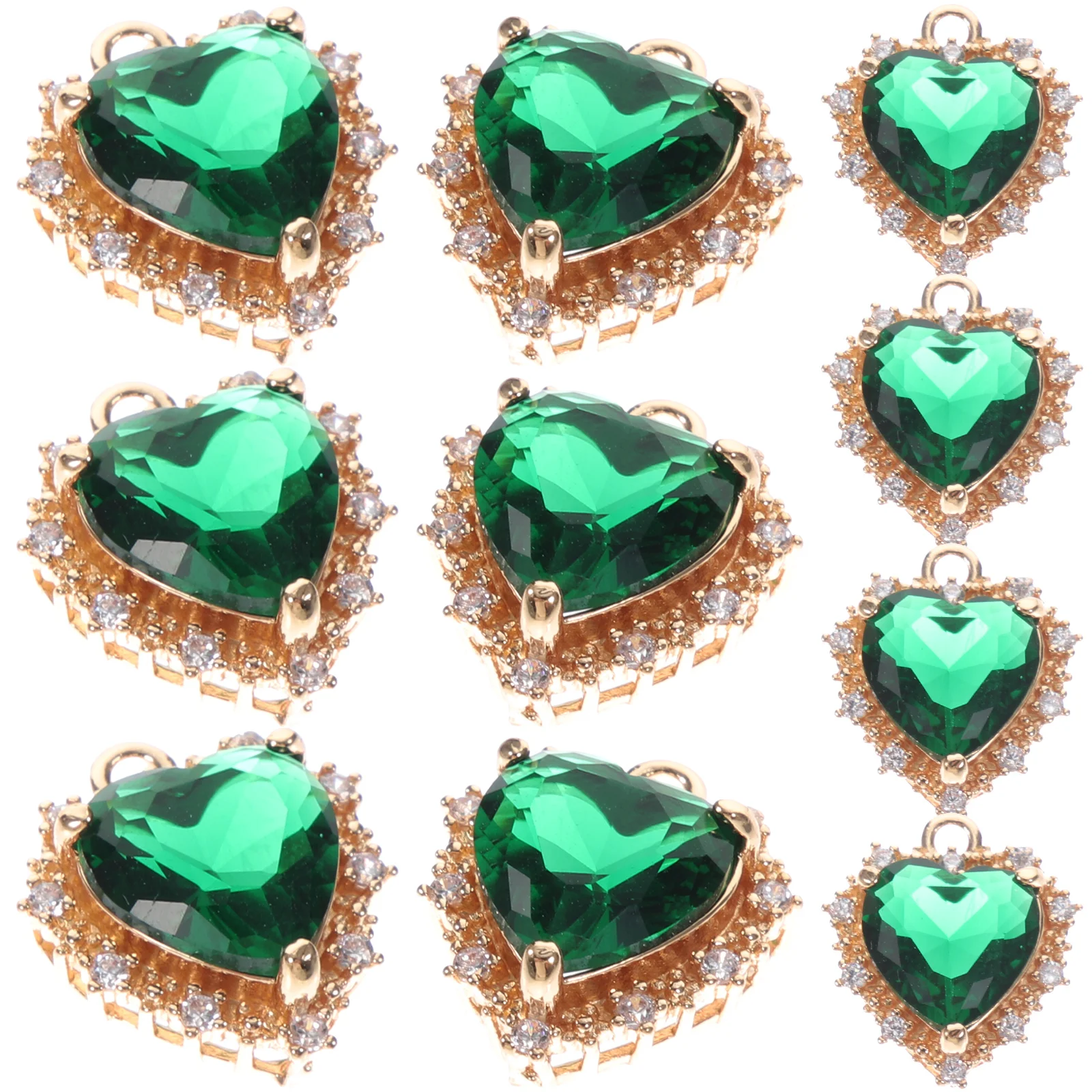 10pcs Heart Pendants Necklace Earrings Charms Copper DIY Jewelry Making Crafts Lightweight Adorable Accessories Save Space Easy
10pcs Heart Pendants Necklace Earrings Charms Copper DIY Jewelry Making Crafts Lightweight Adorable Accessories Save Space Easy